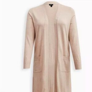 Everyday Soft Duster Open Front Sweater